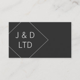 上品なモダンプロフェッショナル名刺 名刺