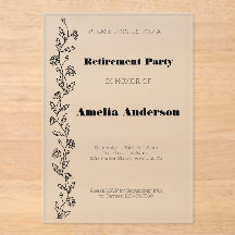 上品なモダン退職デイジーブラック