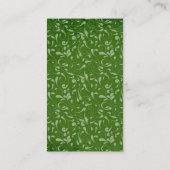 上品なモノグラムのテレホンカード コーリングカード (裏面)