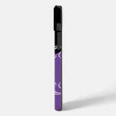 上品なモノグラムグリッきらきら光るジー Case-Mate iPhoneケース (裏面 / 左)