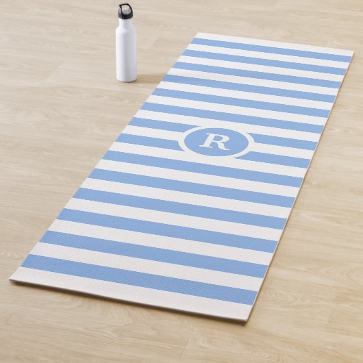 上品なモノグラムストライプの ヨガマット (インサイチュ)