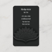 上品なユニーク両面ビジネスカード 名刺 (裏面)