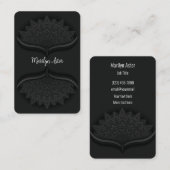 上品なユニーク両面ビジネスカード 名刺 (正面/裏面)