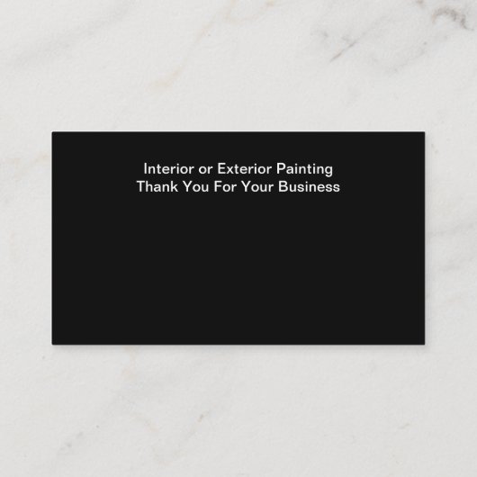 上品なユニーク画家の名刺 名刺 (裏面)