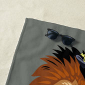 上品なライオン ビーチタオル (インサイチュ)