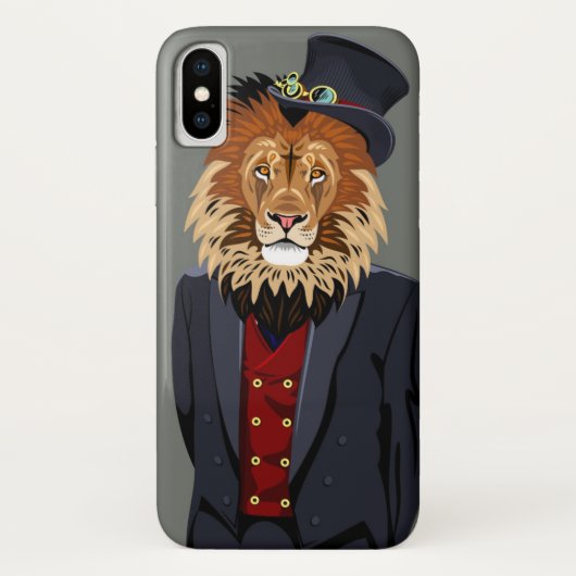 上品なライオン Case-Mate iPhoneケース (裏面)