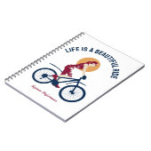 上品なライダー – 人生は美しいライド ノートブック (左側)