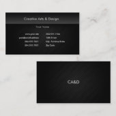 上品なライン名刺 名刺 (正面/裏面)