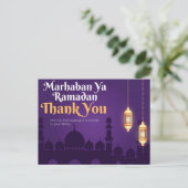 上品なラマダーンの挨拶 - カード　ラマダーン・カリーム シーズンポストカード (スタンド正面)