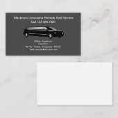 上品なリムジンショーフールサービス 名刺 (正面/裏面)