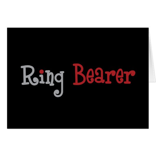 上品なリングや輪ベアラ (正面横)