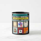 上品なルネサンスのクラシックB/W 2はマグにある調子を与えました マグカップ (中央)