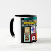 上品なルネサンスのクラシックB/W 2はマグにある調子を与えました マグカップ (正面左)