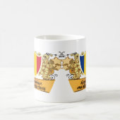 上品なルーマニア語 コーヒーマグカップ (中央)