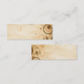 上品なレイアウト スキニー名刺 (正面/裏面)