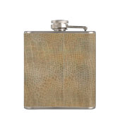 上品なレザー男らしルックパーソナライズされたNo.1 フラスク (裏面)