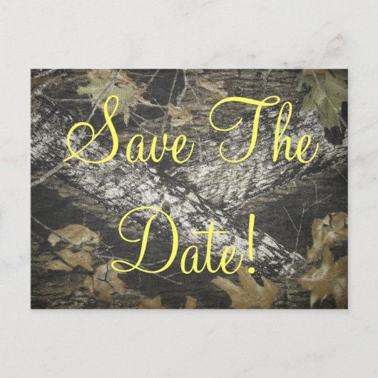 上品なレッドネック日付を保存! 案内ポストカード (正面)