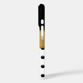 上品なレディースガールズモノグラムきらきら光る Case-Mate iPhoneケース (裏面 / 左)