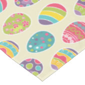 上品なレトロのイースターエッグのハッピーイースター日 テーブルクロス (アングル)