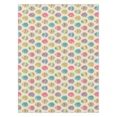 上品なレトロのイースターエッグのハッピーイースター日 テーブルクロス (正面)