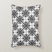 上品なレトロヴィービージオメトリックパターン アクセントクッション (正面(垂直))