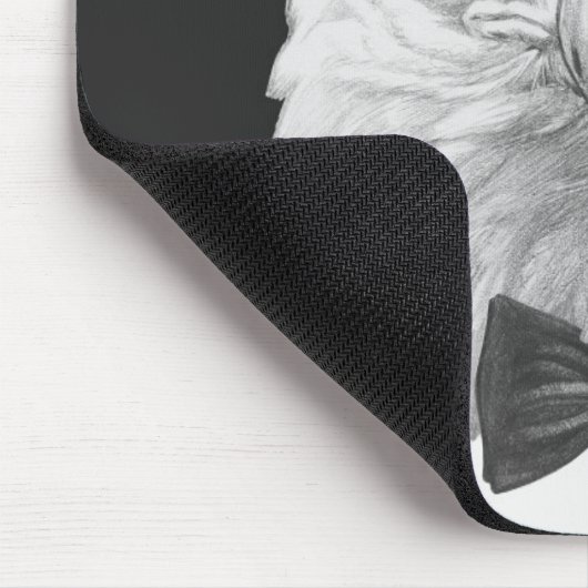 上品なワシのポートレート マウスパッド (コーナー)