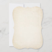 上品なヴィンテージブライダルティーパーティー |ブライダルシャワー 招待状 (裏面)