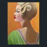 上品なヴィンテージ ポスター<br><div class="desc">オリジナルアクリルポートレート絵画の美しく上品なヴィンテージの女性…... ... 美しくタイムレス絵画なアイテムは、あなたの家で美しい追加とアクセサリーを作る。ギフト素晴らしアイテムも。</div>