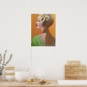 上品なヴィンテージ ポスター (キッチン)