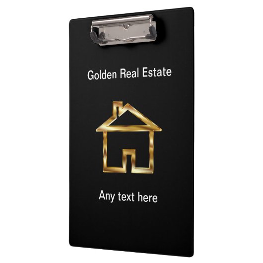 上品な不動産のカスタムのクリップボード クリップボード (左)