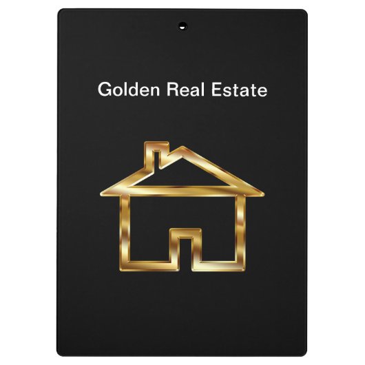 上品な不動産のカスタムのクリップボード クリップボード (裏面)