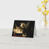 上品な中国コ空白のーヒーデイジー カード (黄色い花)