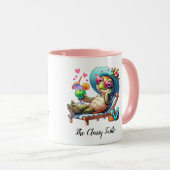 上品な亀のマグカップ マグカップ (正面右)