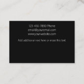 上品な予算の顧客感謝していYous 名刺 (裏面)