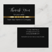 上品な予算の顧客感謝していYous 名刺 (正面/裏面)