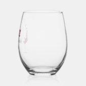 上品な人々が粗末な贈り物を受け取るおもしろい方法 ステムなしワイングラス (左)