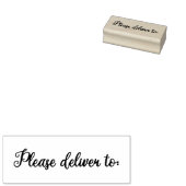 上品な人に届けて下さい ラバースタンプ (押印)