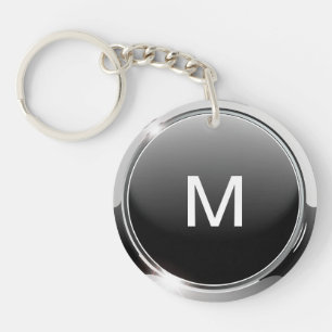 上品な人のモノグラムKeychain キーホルダー