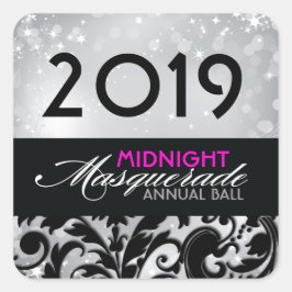 上品な仮装ステッカー スクエアシール