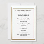 上品な企業のパーティの招待状 招待状 (正面)