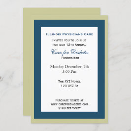 上品な企業のパーティの招待状 招待状