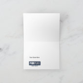 上品な企業の不動産仲介業者サンキューカードテンプレート サンキューカード (内部)