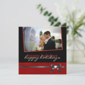 上品な休日は写真カード感謝していしています サンキューカード (スタンド正面)