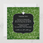 上品な休日は写真カード感謝していしています サンキューカード (裏面)