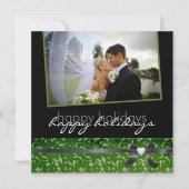 上品な休日は写真カード感謝していしています サンキューカード (正面)