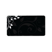 上品な住所 シール (正面)