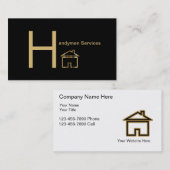 上品な便利屋の名刺 名刺 (正面/裏面)