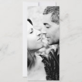 上品な保存日付の結婚式招待状 セーブザデート (裏面)