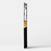 上品な偽クリスタル ビング モノグラム Case-Mate iPhoneケース (裏面 / 左)