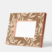 上品な優雅さの葉模様 クラシックな花 レーザー彫刻フレーム (左)